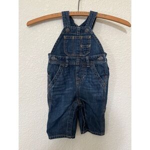 Gap Denim Overalls Unisex Baby Size 3-6 Months